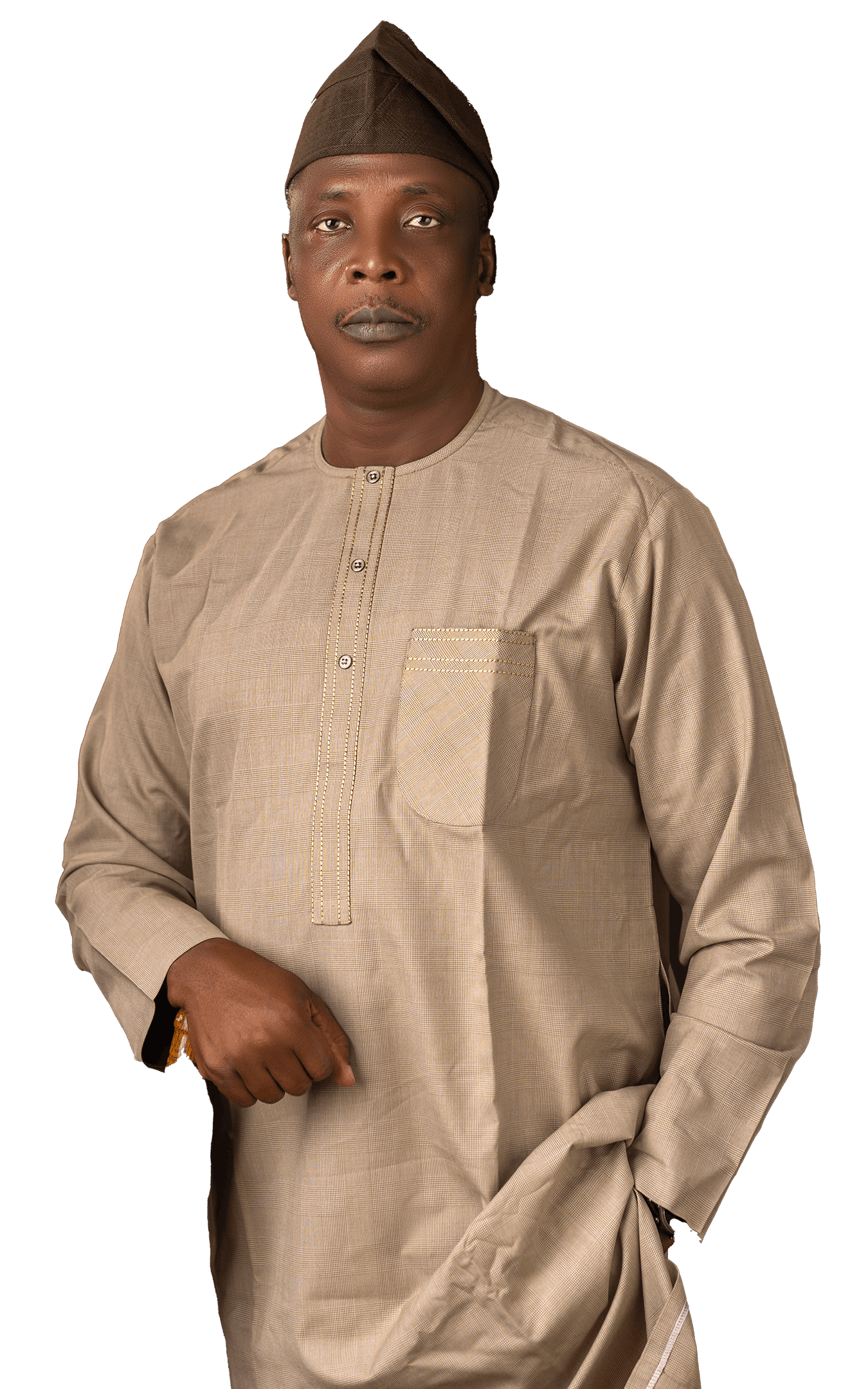 Sunday Garba Biggs in traditional attire